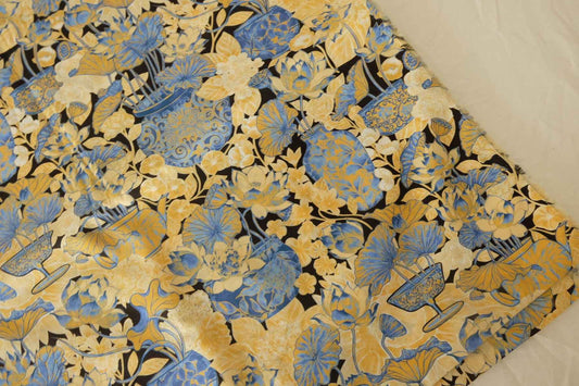 Porcelain Garden Silky Cotton Lawn – 3.28 yd