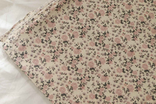 Dusty Pink Ditsy Floral Cotton Poplin – 2.2 yd