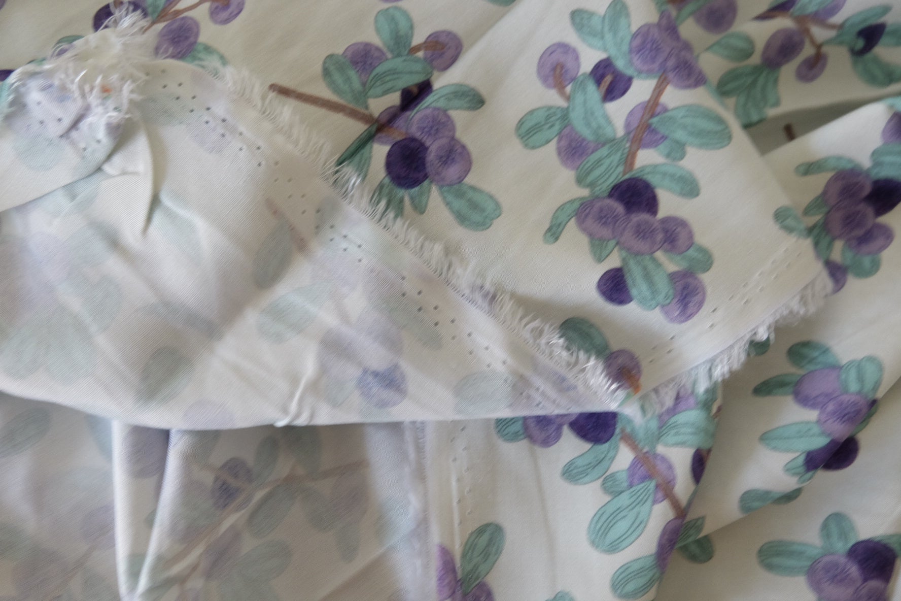 Purple Berry Rayon Challis Fabric – 3.3 yd