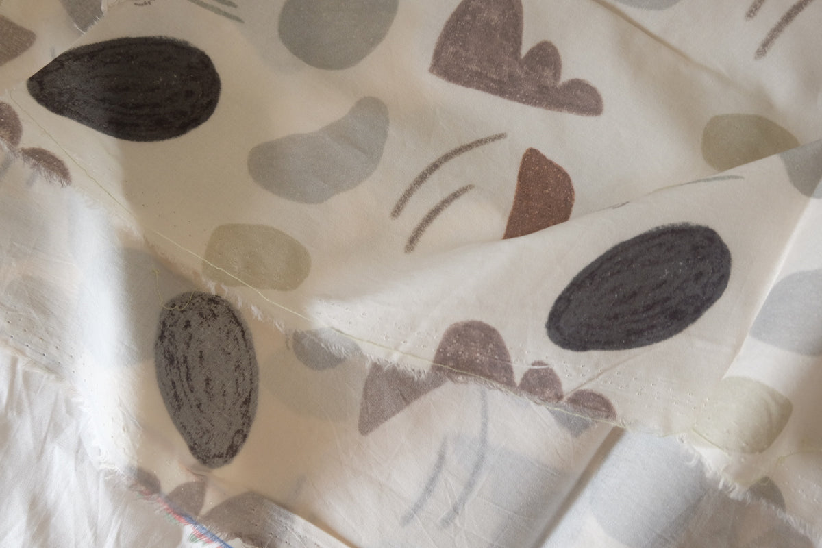 Abstract Earth Shapes – Cotton Fabric | 2.2 Yards
