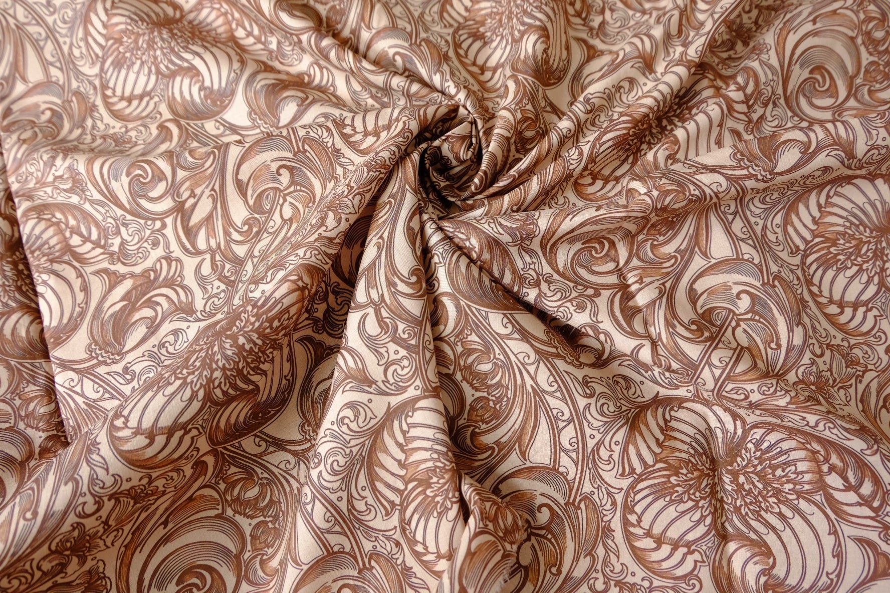 Copper Ornamental Fine Cotton Lawn — 1.75 yd
