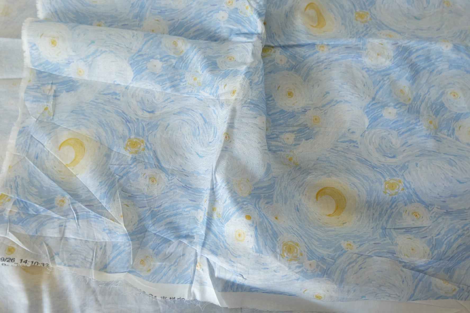 Moonlit Sky Cotton Voile Fabric – 2.2 yd