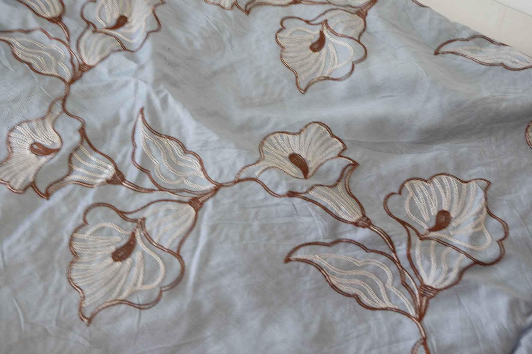 Embroidered Tencel Nylon Fabric – 2.2 yd