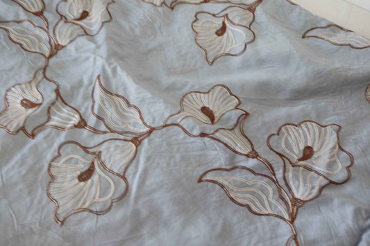 Embroidered Tencel Nylon Fabric – 2.2 yd