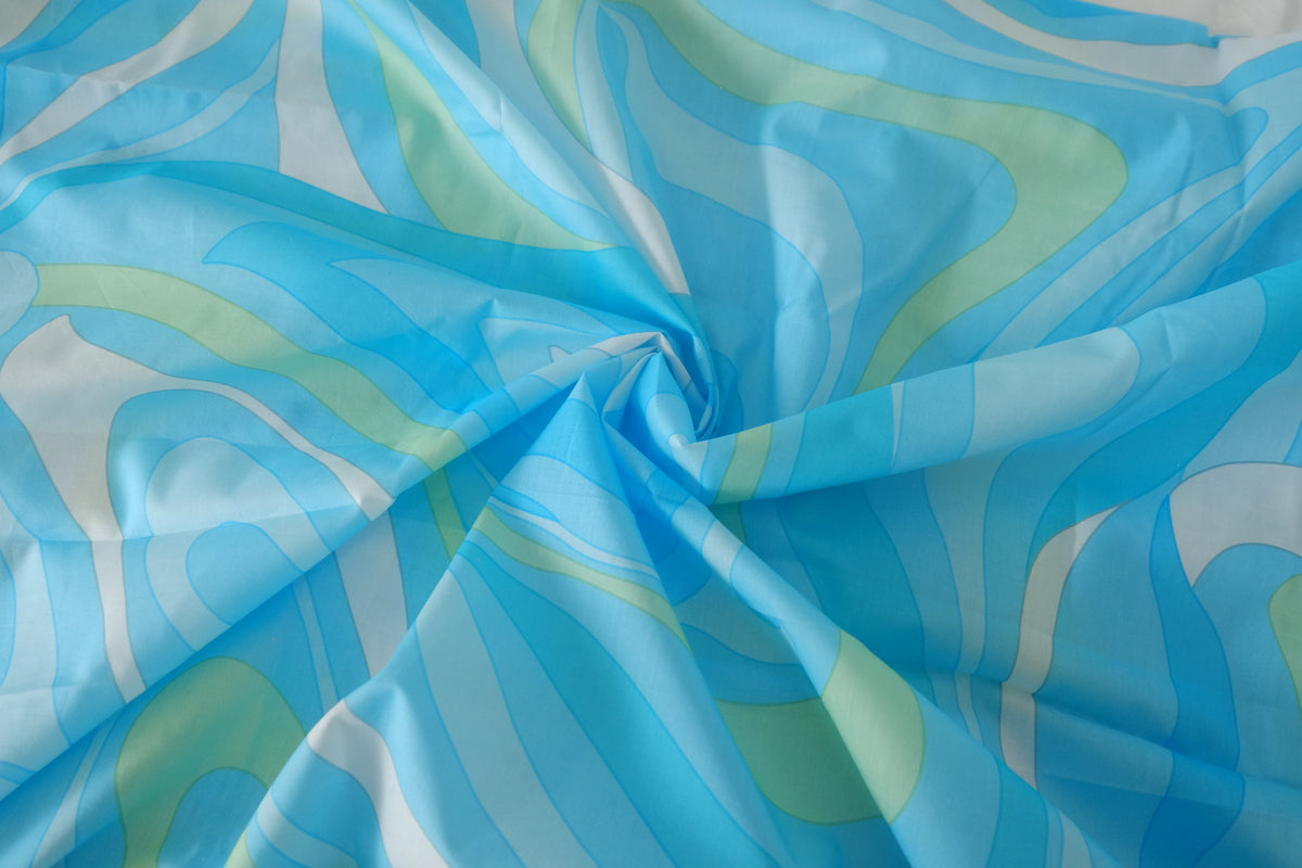Aqua Current Cotton Lawn – 3.5 yd