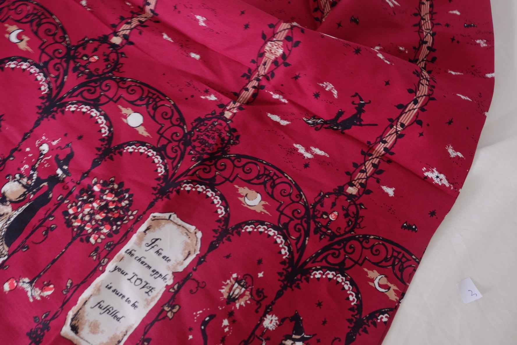 Plum Witching Hour Double Border Fabric – 2.2 yd