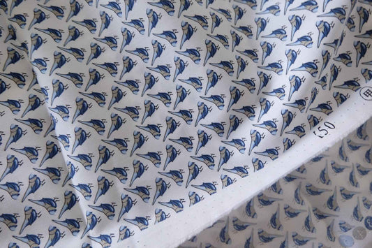 Blue Bird High-Count Cotton Lawn Fabric – 2.2 yd