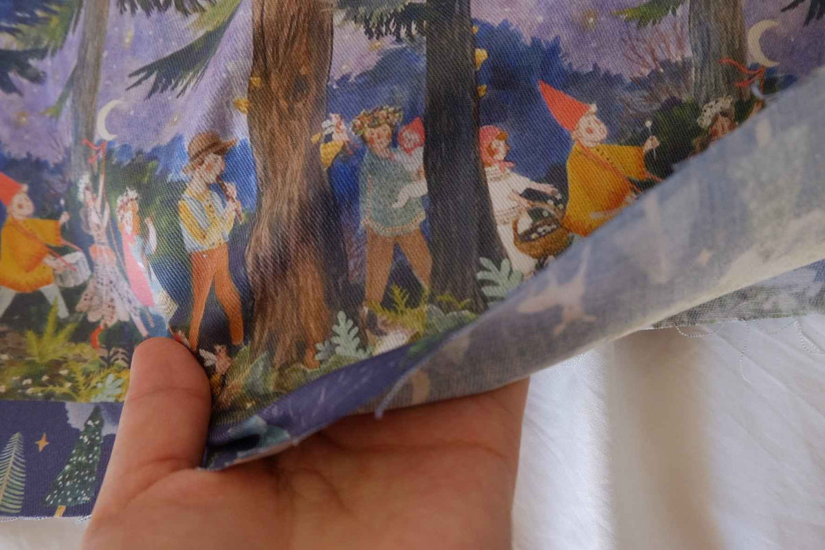 Enchanted Forest Storybook Cotton Twill Fabric – 2.2 yd