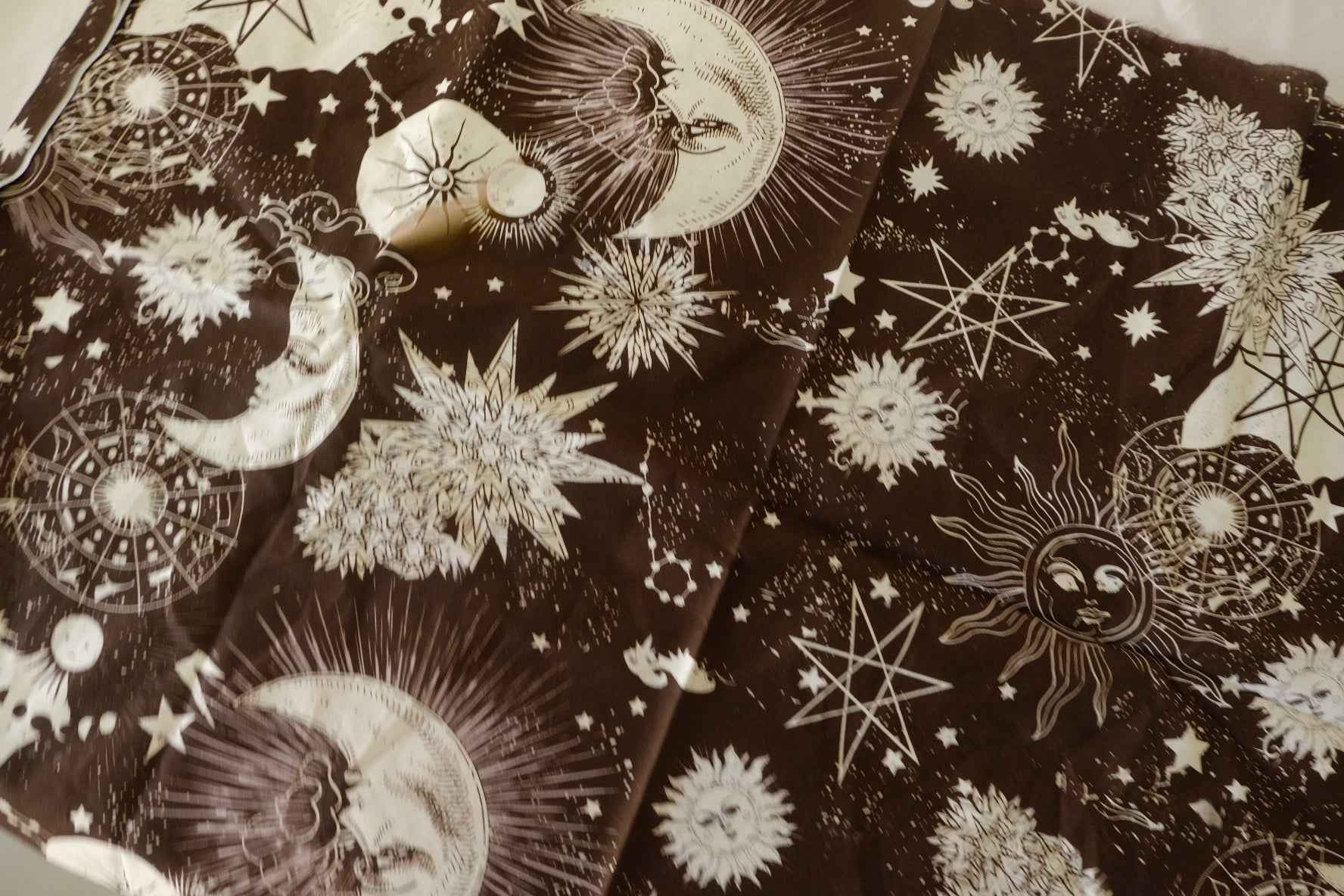 Celestial Moon Cotton Fabric – 1 yd