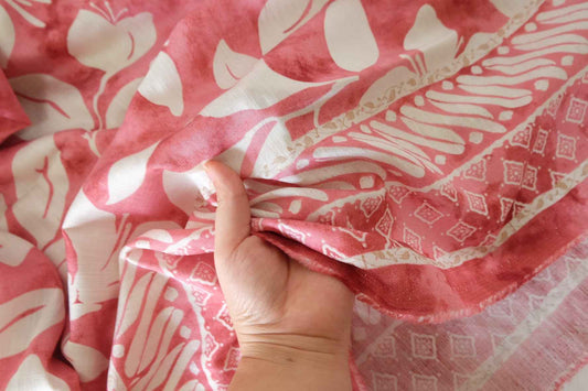 Border Print Tencel Cotton Fabric – 3.3 yd