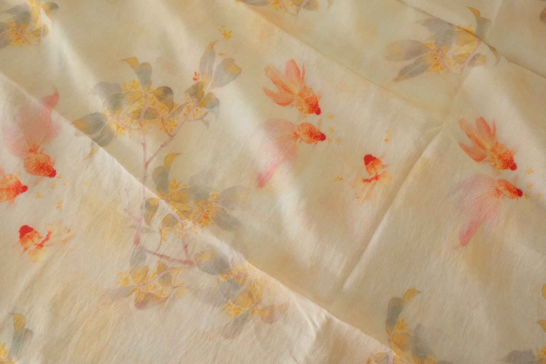 Soft Tencel Linen Floral Fabric – 3.3 yd
