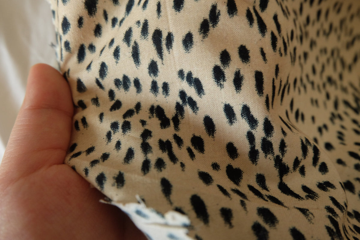 Wild Instinct – Spotted Animal Print Cotton Fabric – 3.28 yd