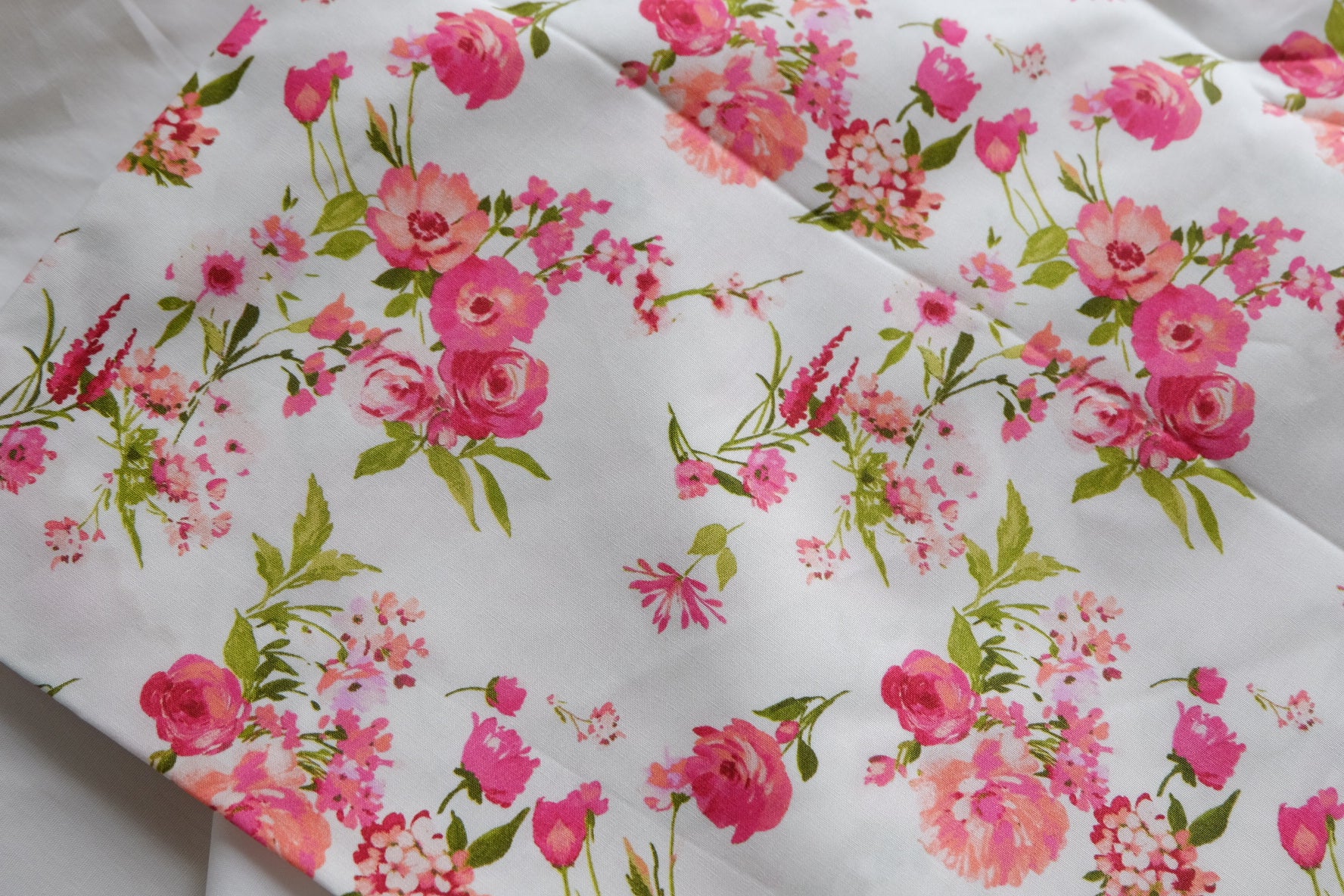 Pink Garden High-Density Cotton Poplin – 1.7 yd