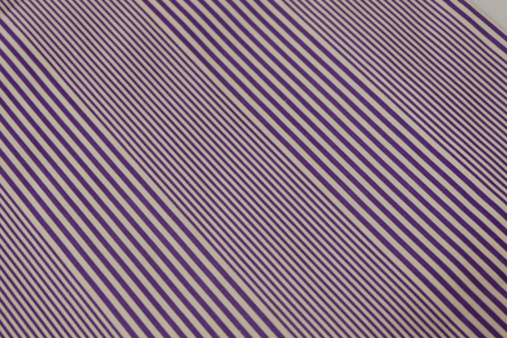 Purple Pinstripe Crisp Cotton Poplin – 2.2 yd