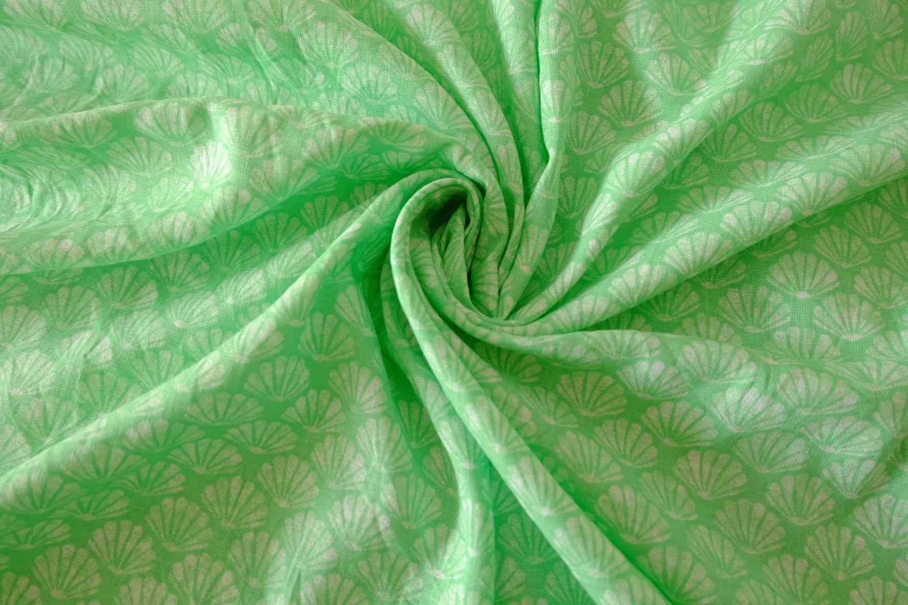 Mint Fan Cotton Linen – 2.41 yd