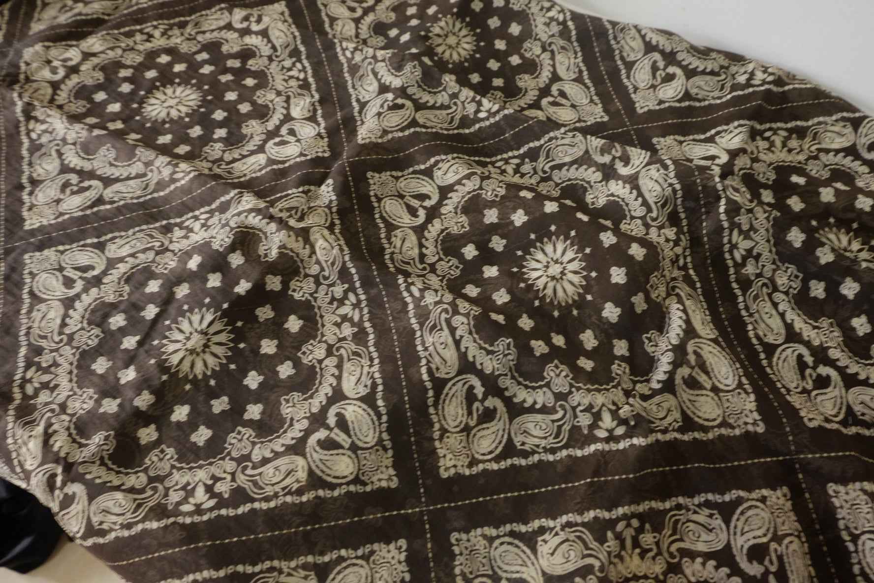 Espresso Bandana Print Tencel Cotton – 3.3 yd