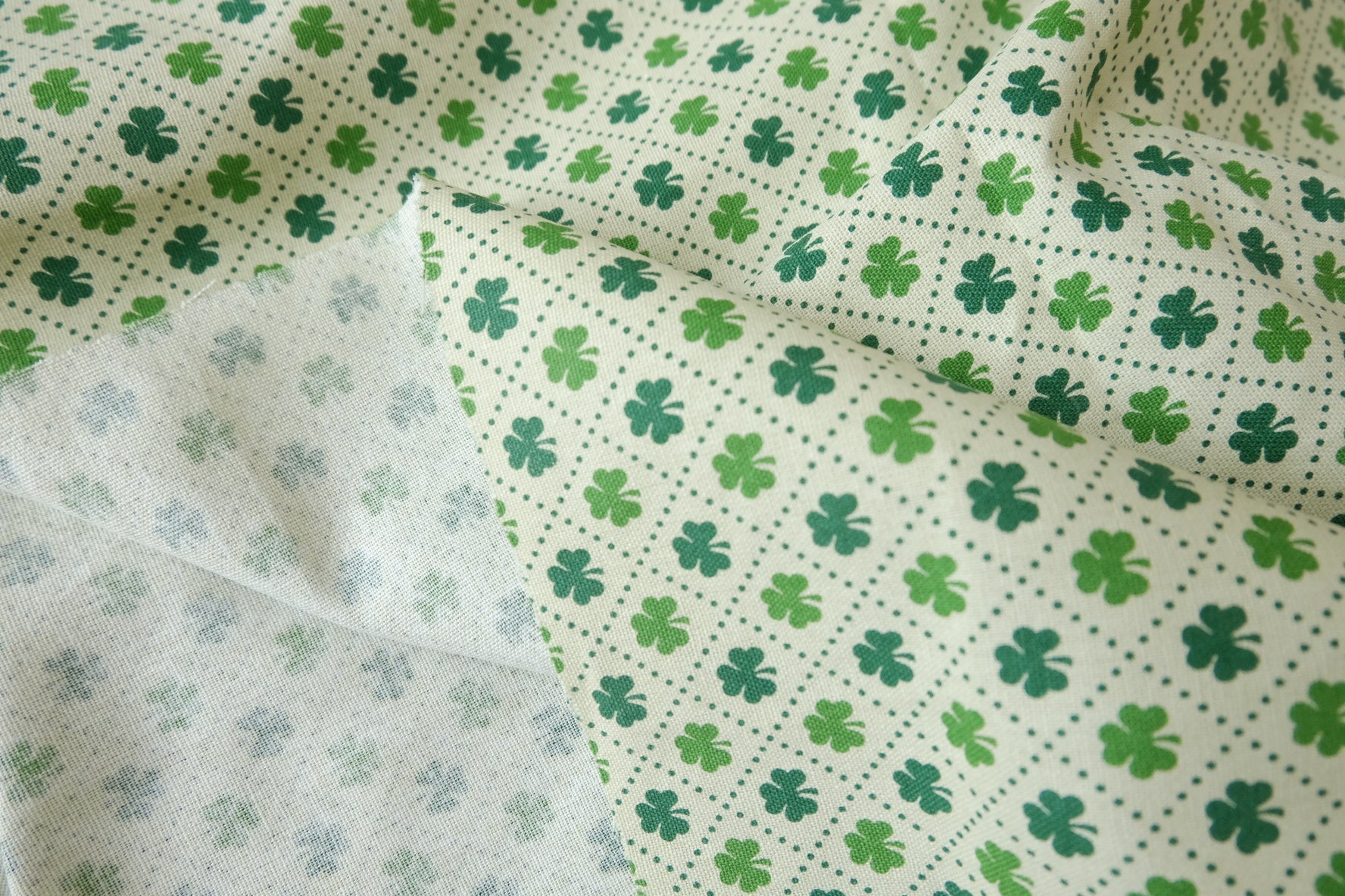 Green Clover Heavy Cotton Linen, 2 Yards
