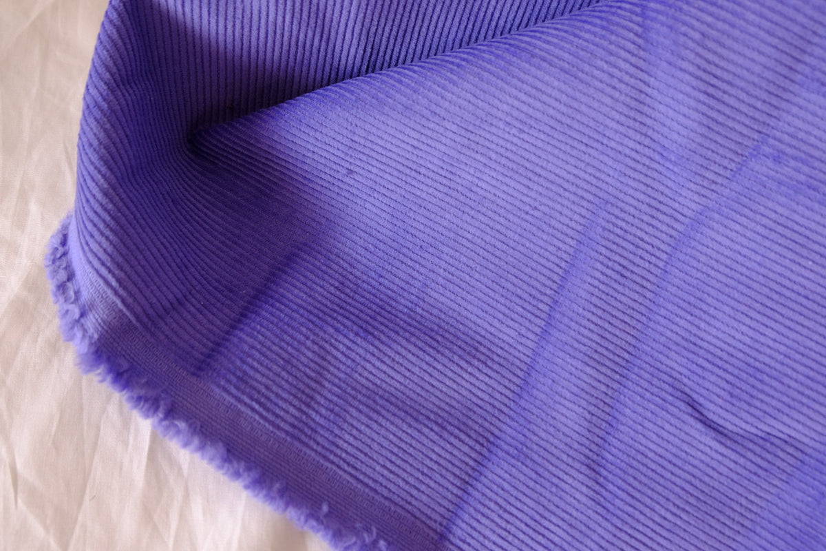 Vibrant Violet Fine-Wale Cotton Corduroy – 2.19 yd