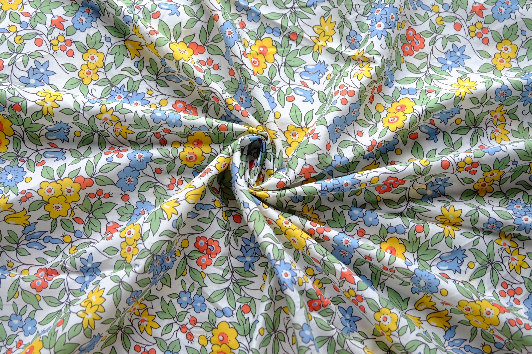 Vintage Meadow Floral Cotton Poplin – 2.2 yd