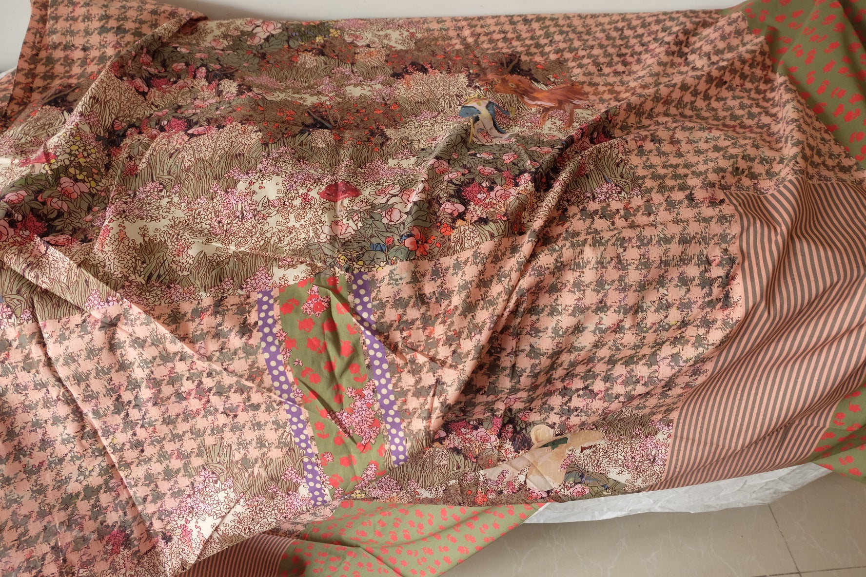 Woodland Story Patchwork Cotton – 2.73 yd