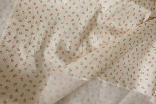 Tiny Floral Cotton Fabric – 2.2 Yards