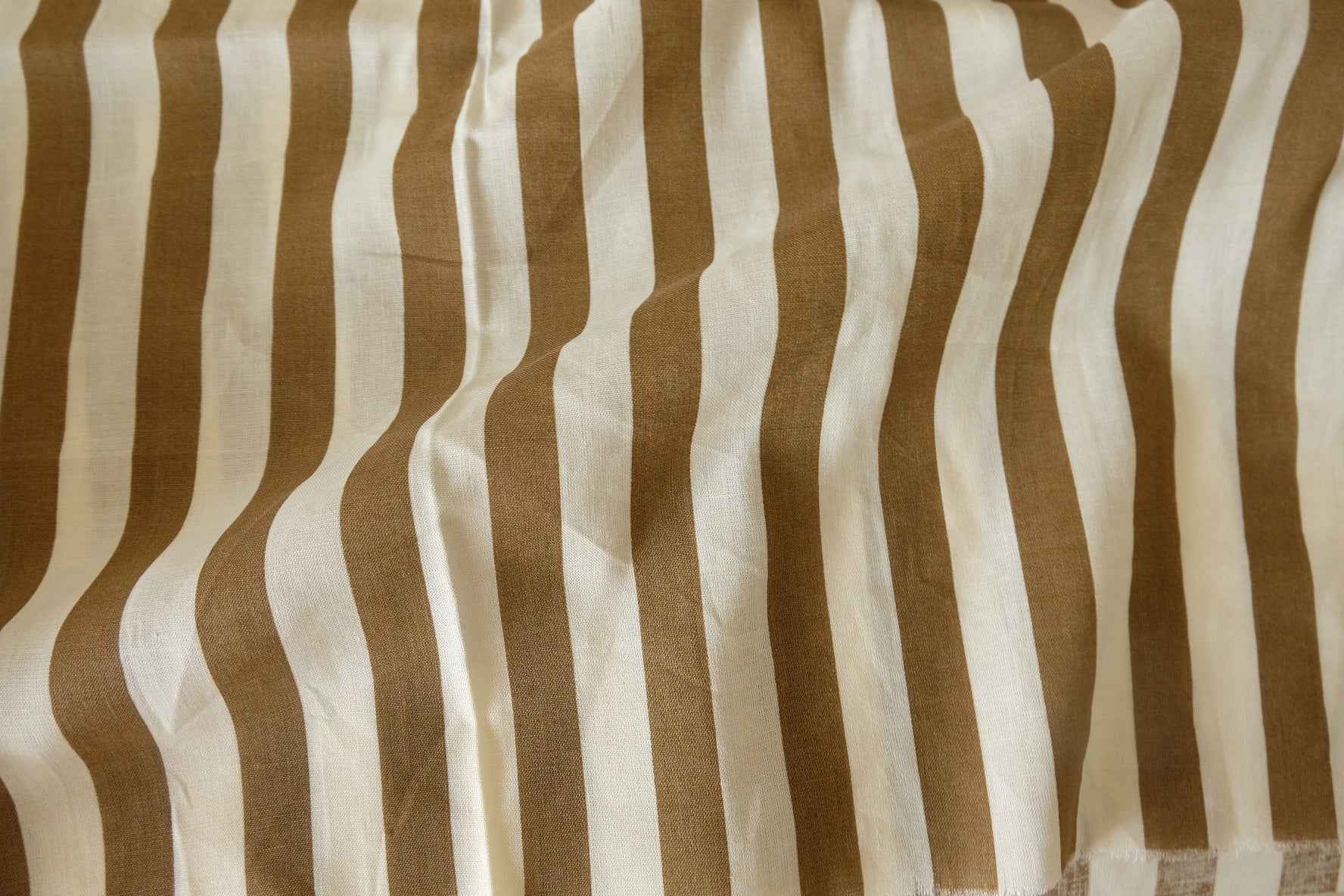 Brown Stripe Ramie — 2.19 yd