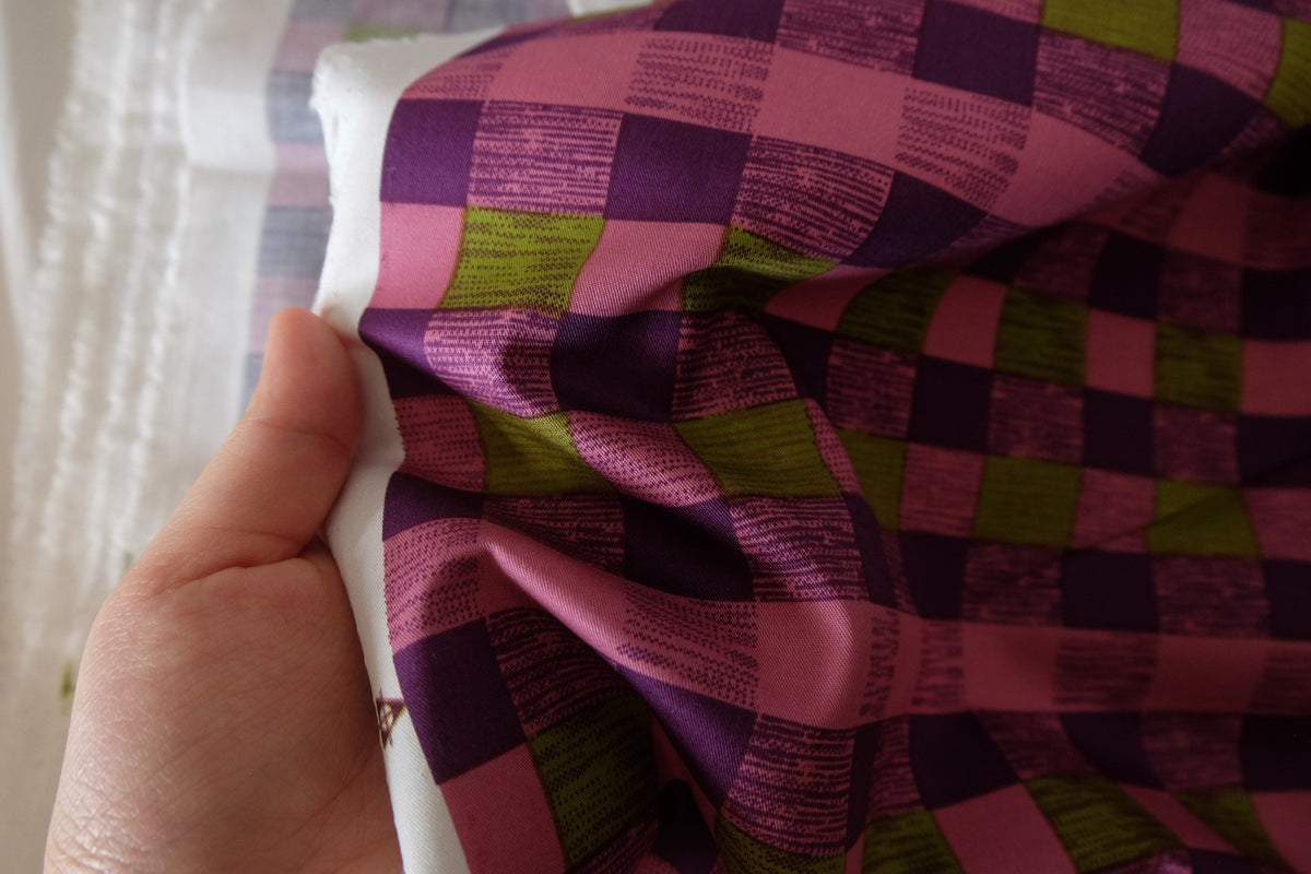 Retro Colorplay Checks – Soft Midweight Cotton – 2.2 yd