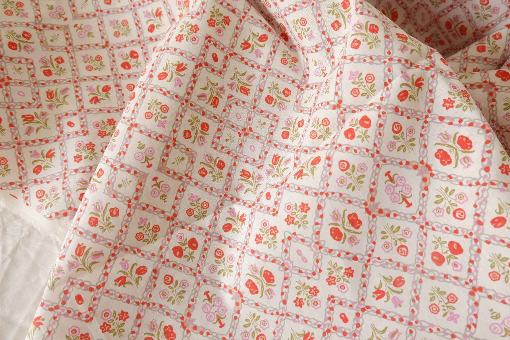 Patchwork Floral Cotton Linen – 2.19 yd