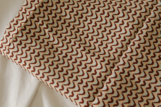 Retro Chevron Cotton Rayon Twill – 1.6 yd
