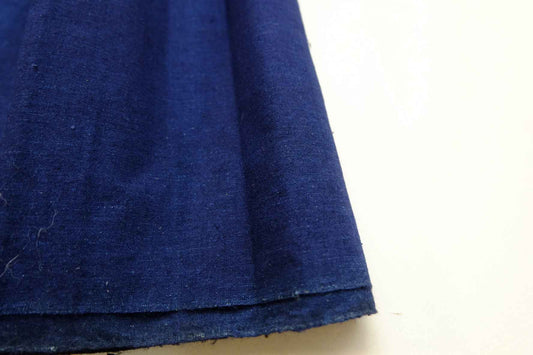 A001 Vintage Indigo: Classic Denim - Blue Tǔbù - 55.5cm Width - BUBBO