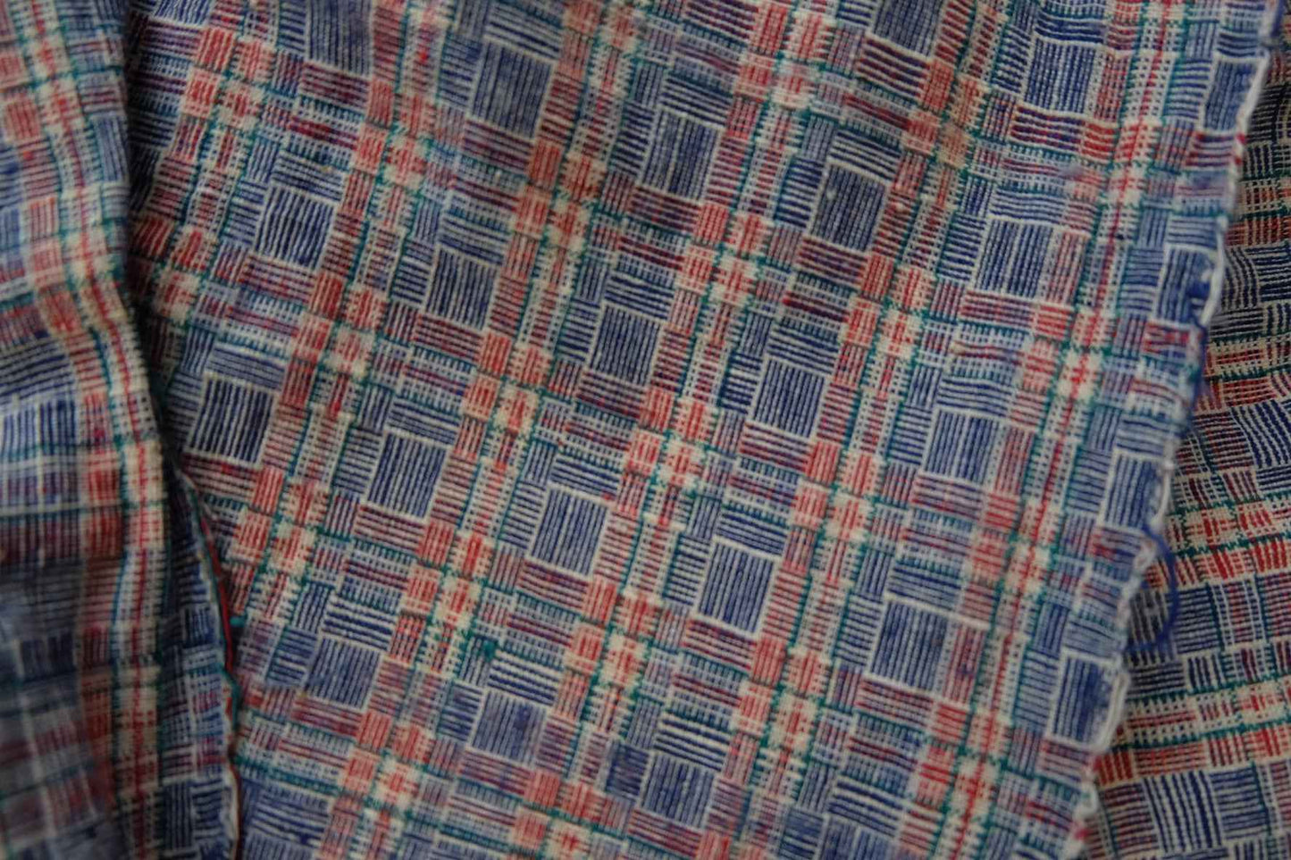 A011 Shanghai Archive: 1960s Reed - Weave Tǔbù | 49.5cm Width | Professionally Cleaned - BUBBO