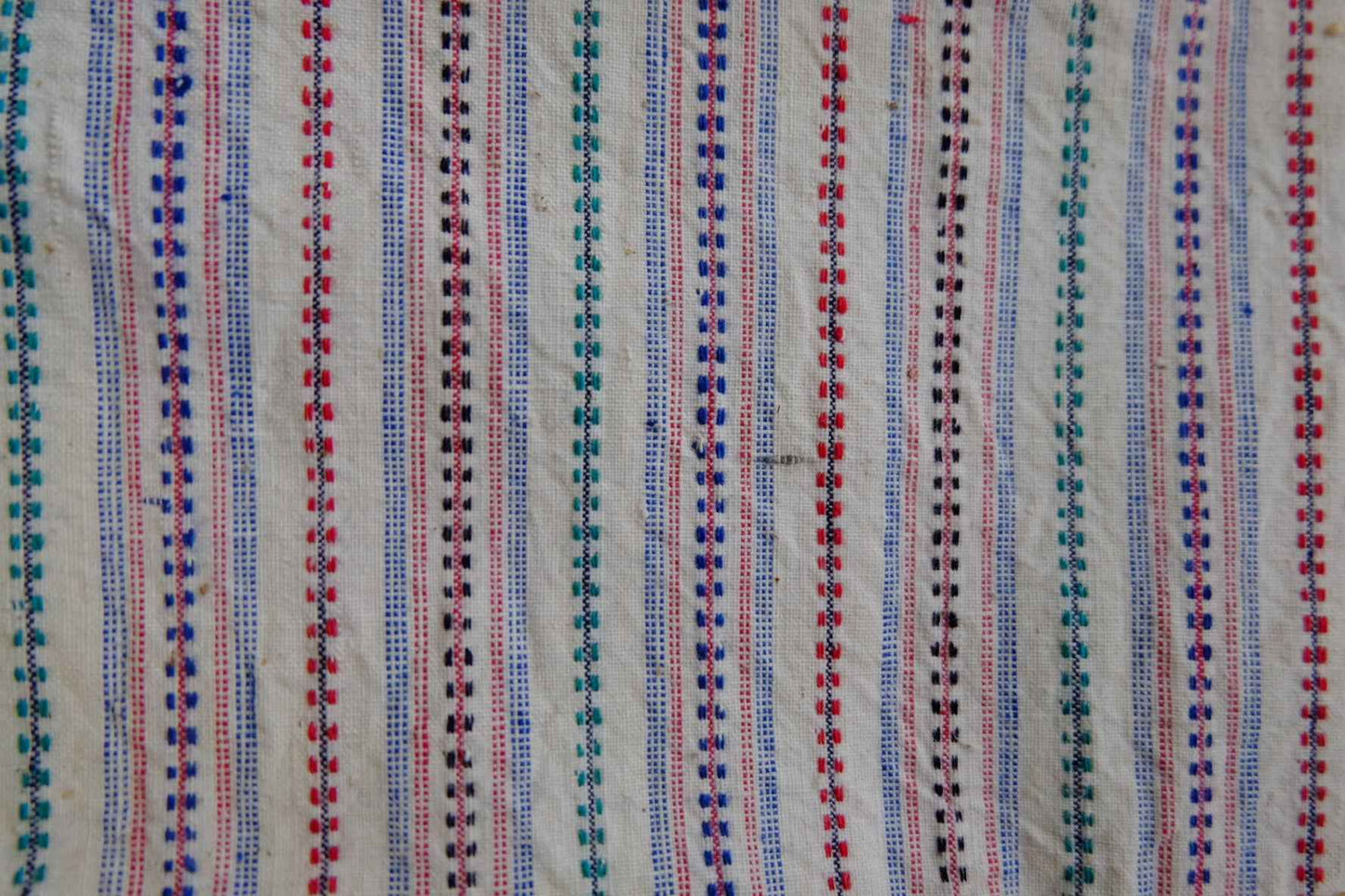 A023 Bamboo - Stitch Embroidery: Collector's Tǔbù with Hand - Picked Florals - 34cm Width | 50cm Minimum Cut - BUBBO