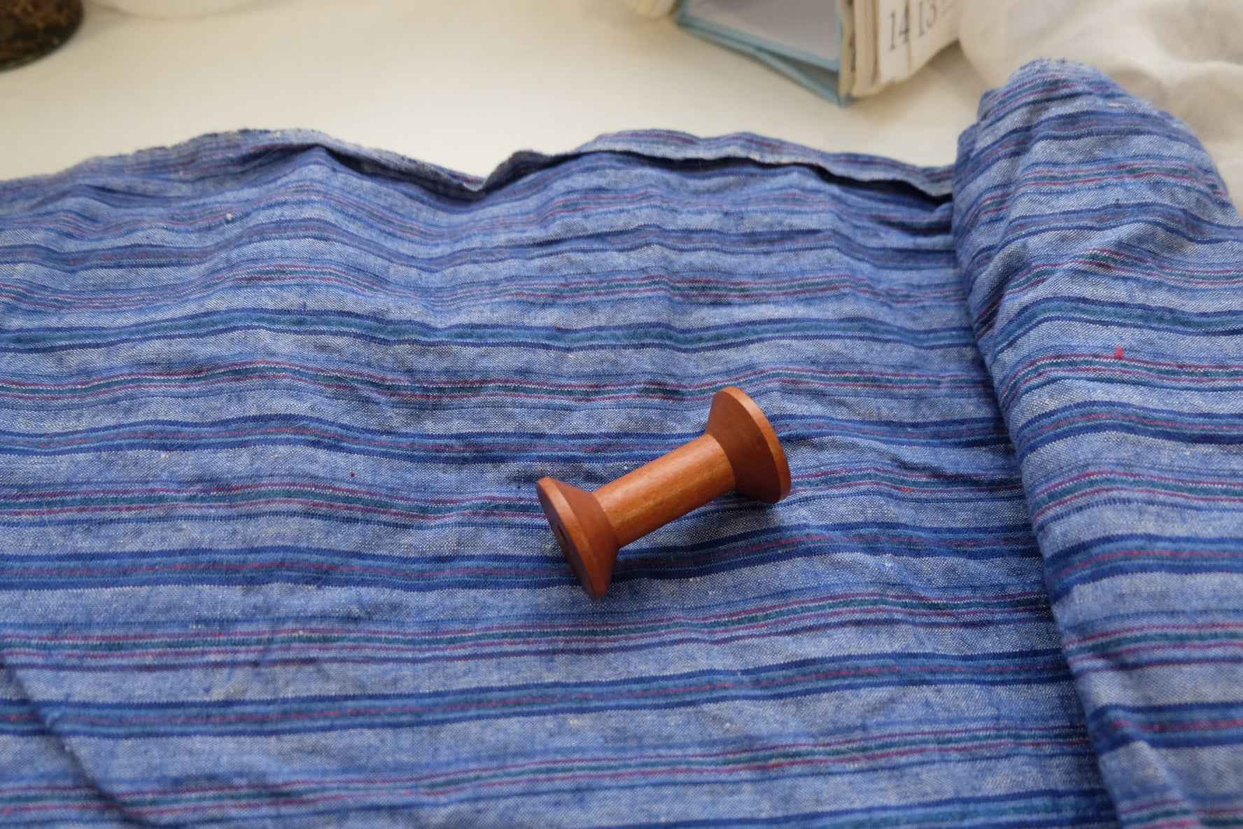 A027 Dawn Gray: Xiaohua Cotton Tǔbù with Heirloom Softness - 37.5cm Width | Pre - Washed - BUBBO