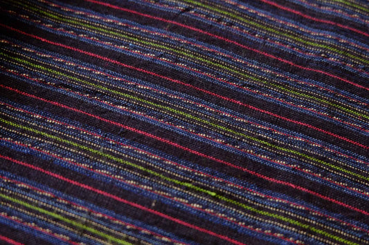 A035 Shanghai Pheasant: Prussian Blue Tǔbù with Pheasant Pattern - 47.5cm Width | 7 - Meter Archive - BUBBO