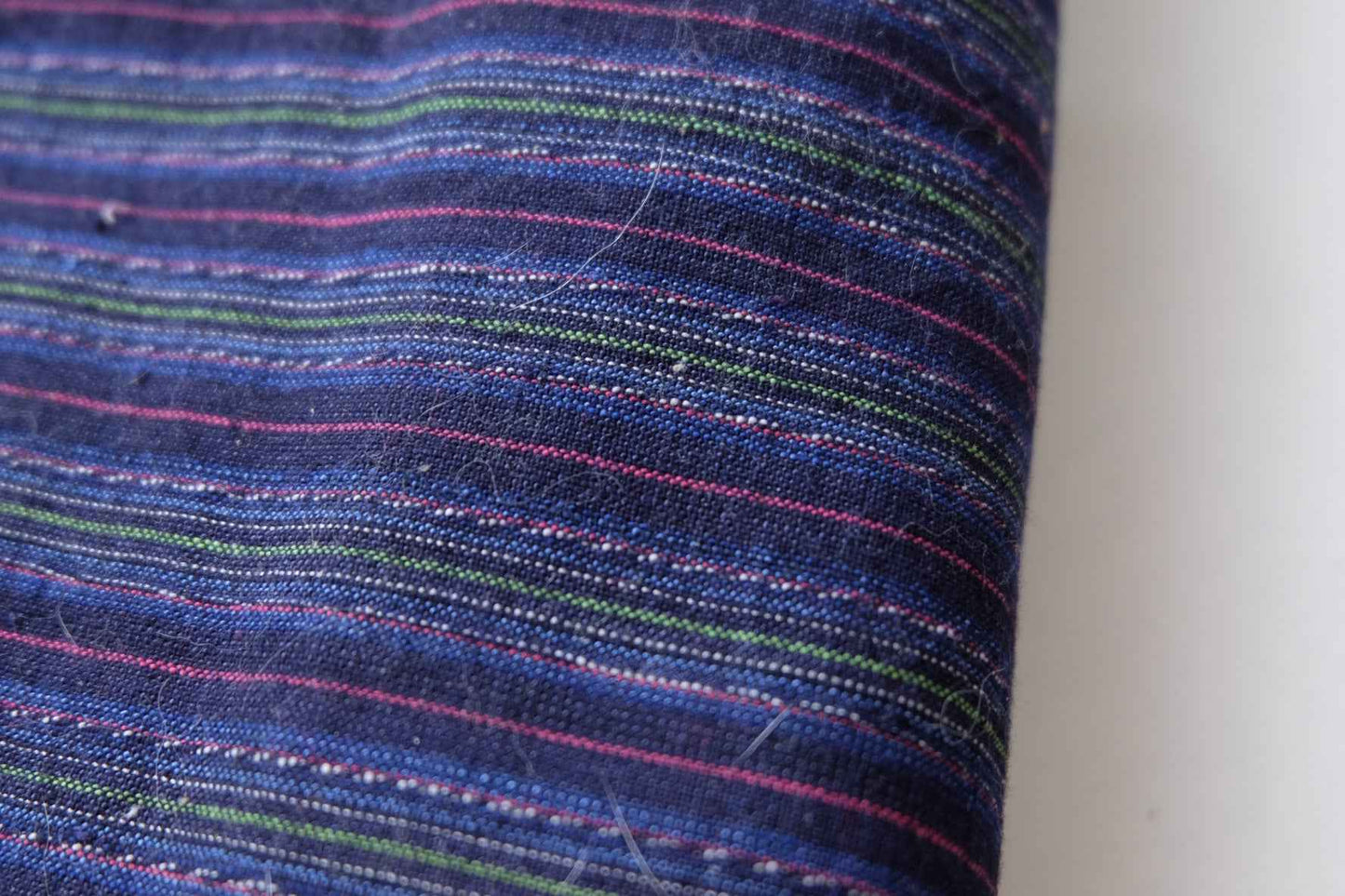 A035 Shanghai Pheasant: Prussian Blue Tǔbù with Pheasant Pattern - 47.5cm Width | 7 - Meter Archive - BUBBO