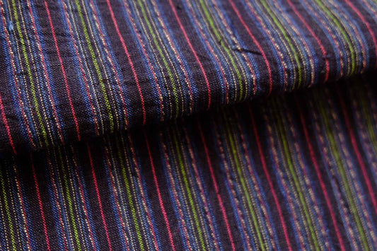 A035 Shanghai Pheasant: Prussian Blue Tǔbù with Pheasant Pattern - 47.5cm Width | 7 - Meter Archive - BUBBO