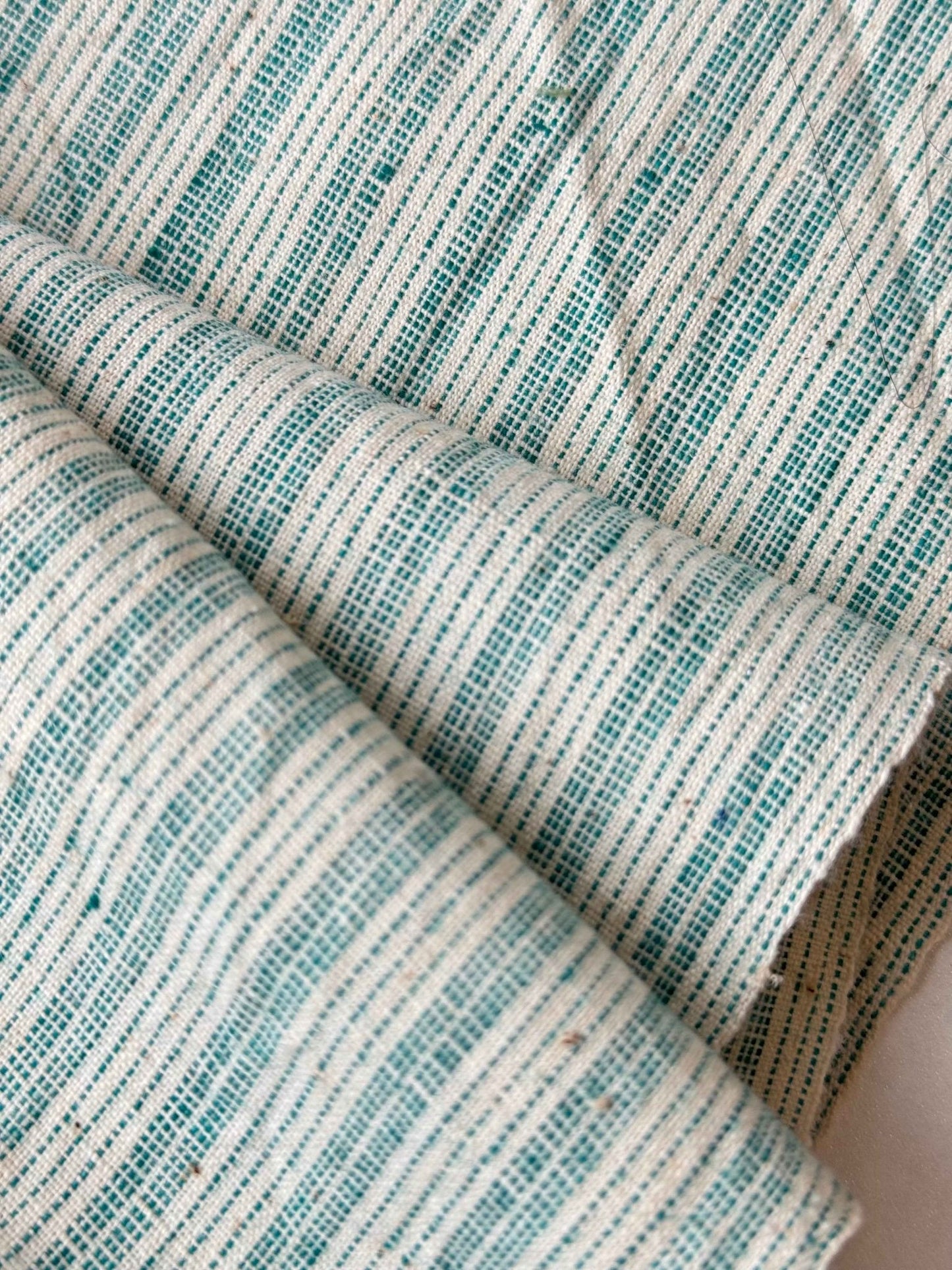 A038 Jade Sprinkles: Green Dot - Stripe Tǔbù - 37cm Width - BUBBO