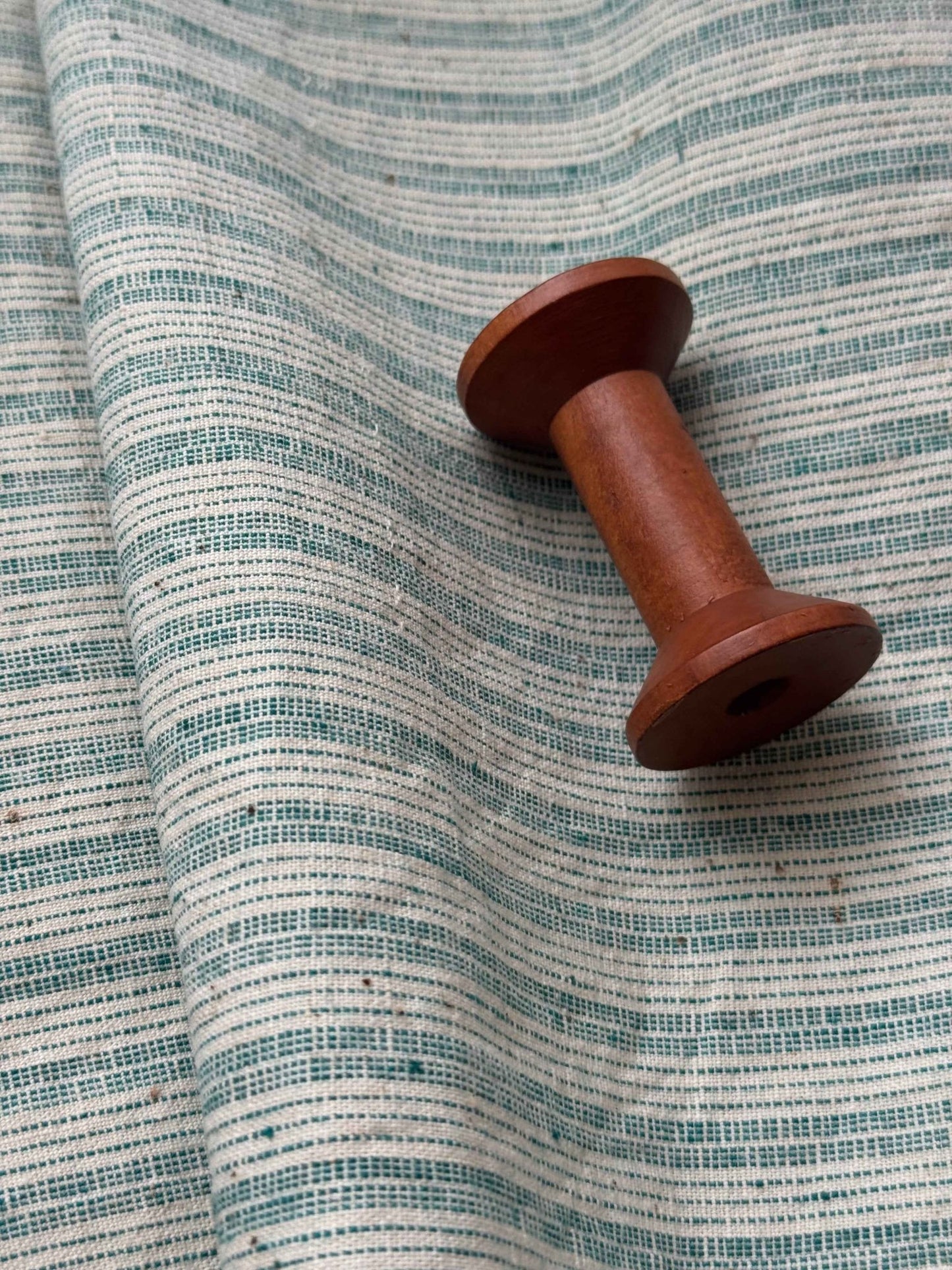 A038 Jade Sprinkles: Green Dot - Stripe Tǔbù - 37cm Width - BUBBO