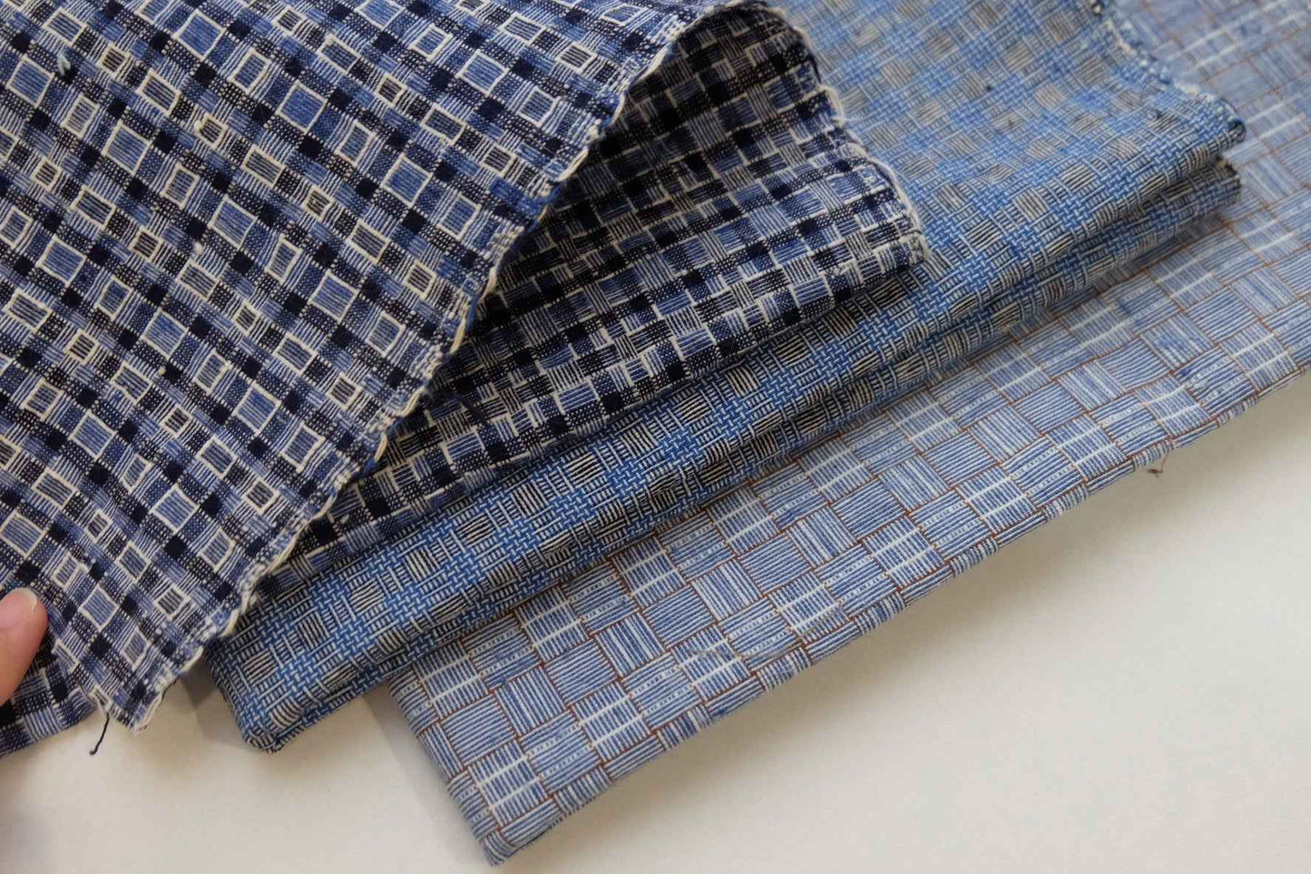 A043 The Reed Mat Pattern Collection: A Set of Narrow Heritage Cloth - BUBBO