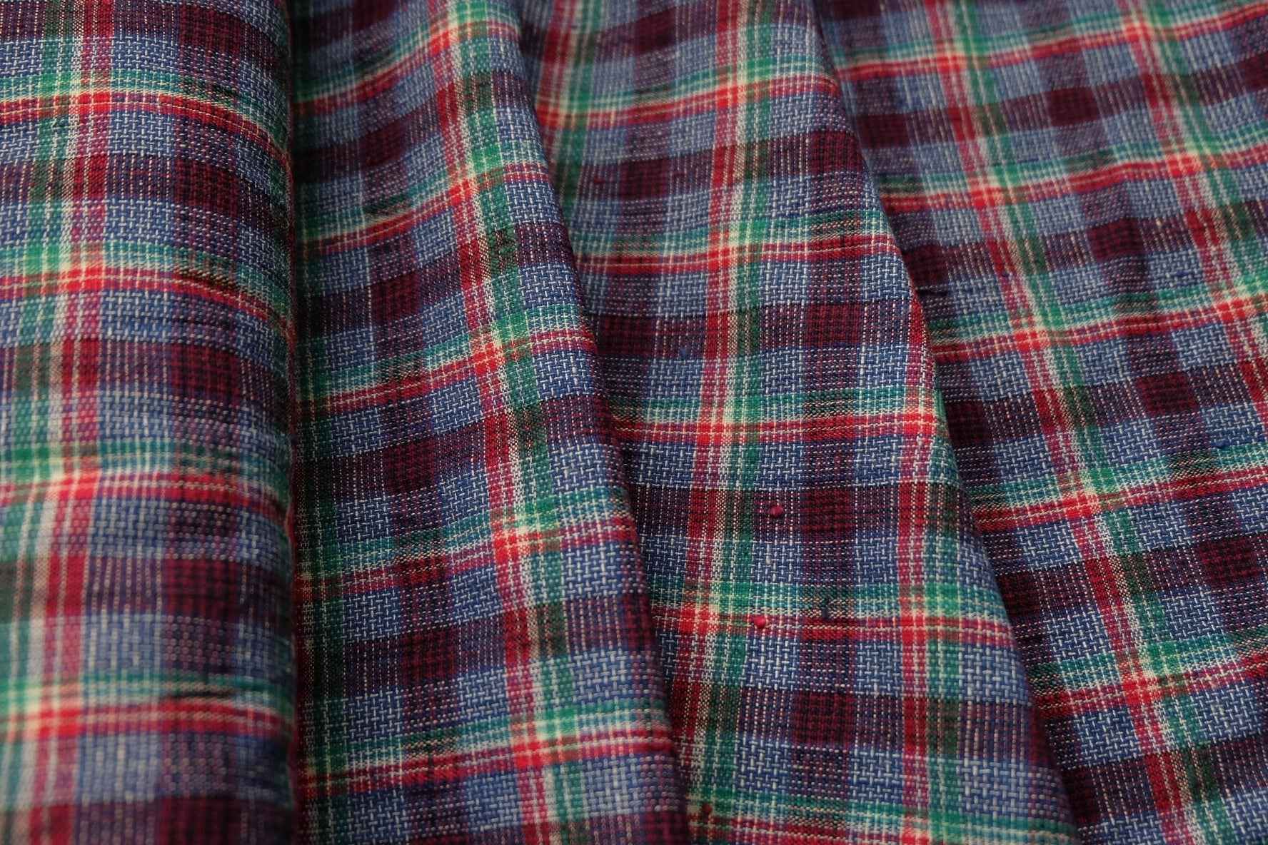 A080 Vibrant Shanghai Check Fabric | 62cm Wide | Sold by the Meter (Continuous)