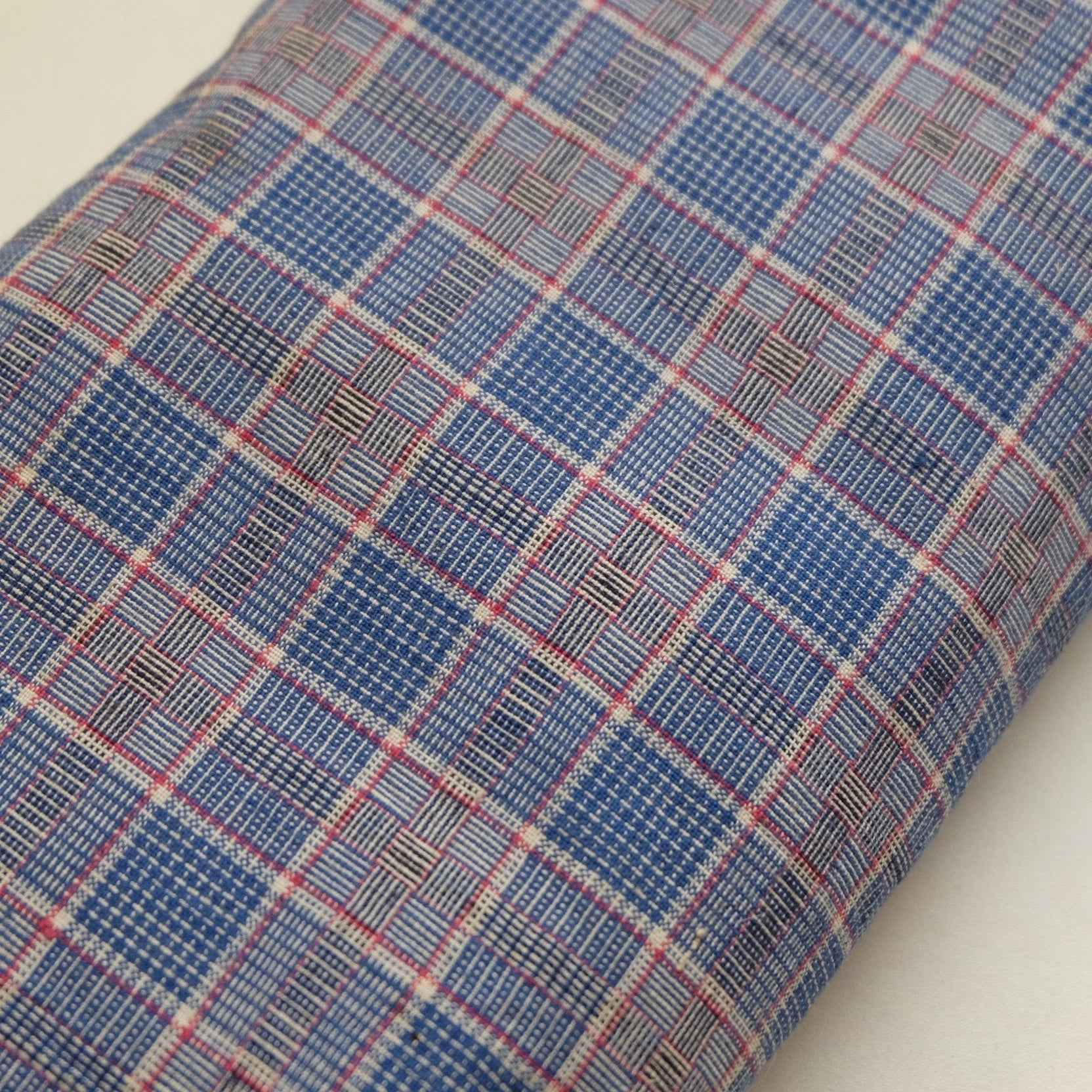 A088 Regal Heritage Blue Cloth | Complex Woven Motifs | 60cm Wide Luxury