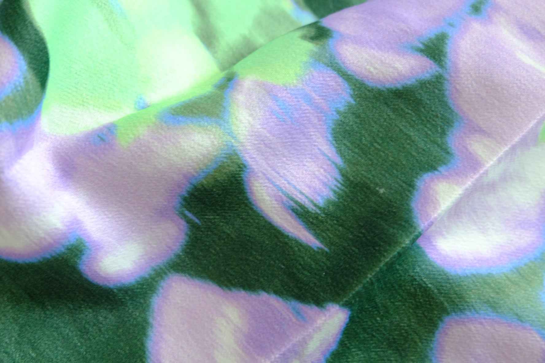 Abstract Floral Cupro – Fluid Drapey Dress Fabric (2.18 yards)