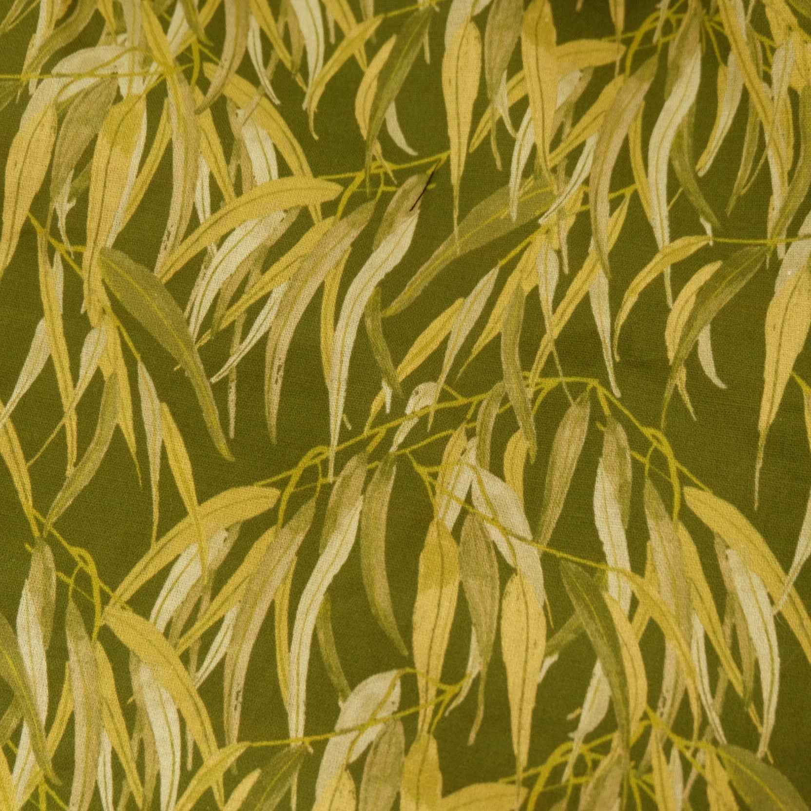 Anne Waters Olive Leaf Cotton Craft Fabric — 3 Yards