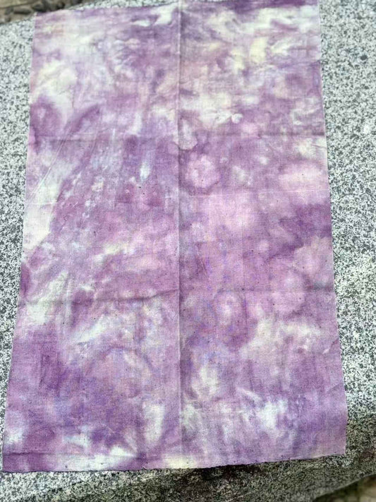 Aquarius Vision - Watercolor Purple Plant-Dyed Swatch