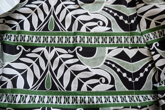 Designer Cotton Canvas – Tribal / Polynesian Inspired Print – Medium - Heavy Weight – 57” Wide – Sold by the Yard - BUBBO