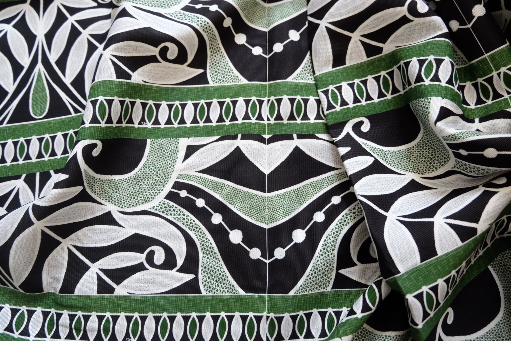 Designer Cotton Canvas – Tribal / Polynesian Inspired Print – Medium - Heavy Weight – 57” Wide – Sold by the Yard - BUBBO