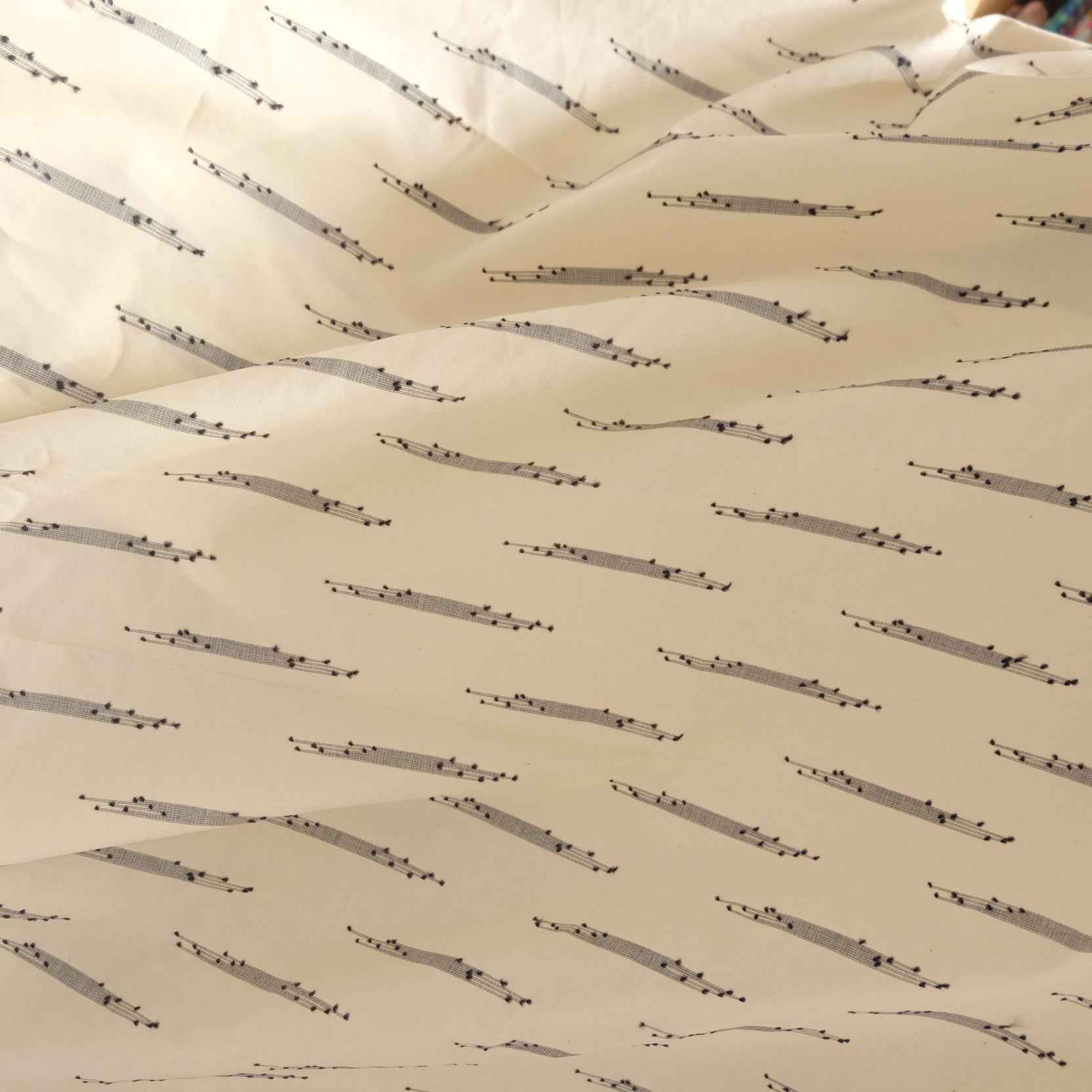 Designer Dot Jacquard Pima Cotton Poplin — 1.6 yd