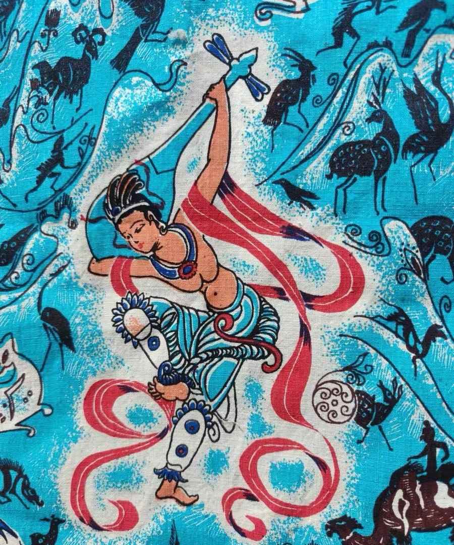 Designer 'Dunhuang Muse' Print - Modern Art on Heritage Tǔbù