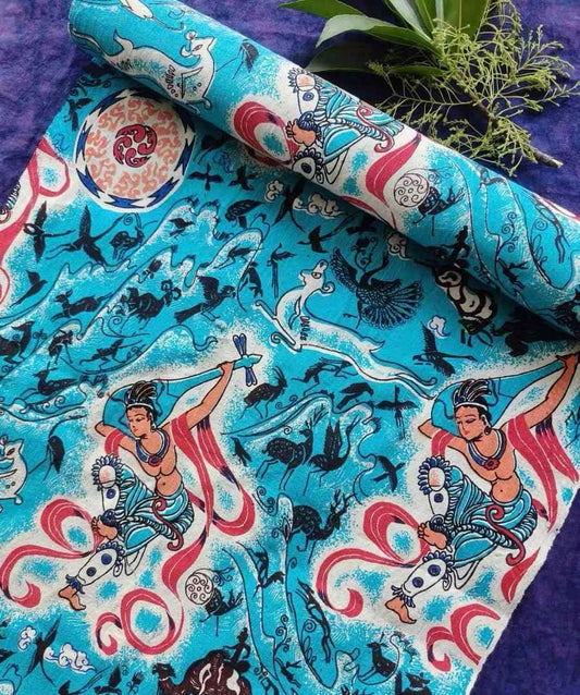 Designer 'Dunhuang Muse' Print - Modern Art on Heritage Tǔbù