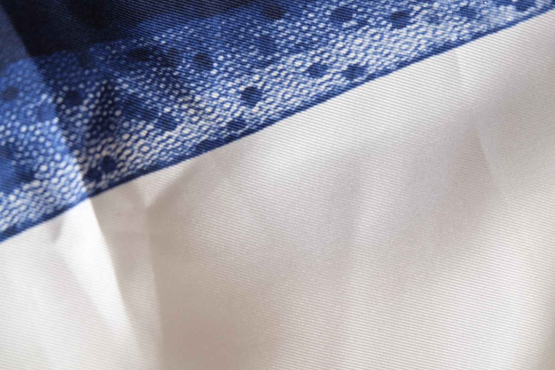 Designer Surplus Silk Twill – Placement Print, Dress Length (One - of - a - Kind) - BUBBO